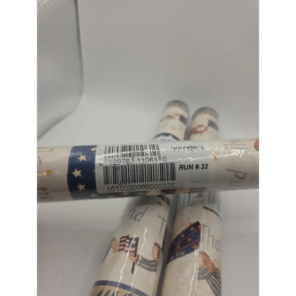 3 Sealed Rolls Chesapeake God Bless America Wallpaper Border Americana FF1106-1